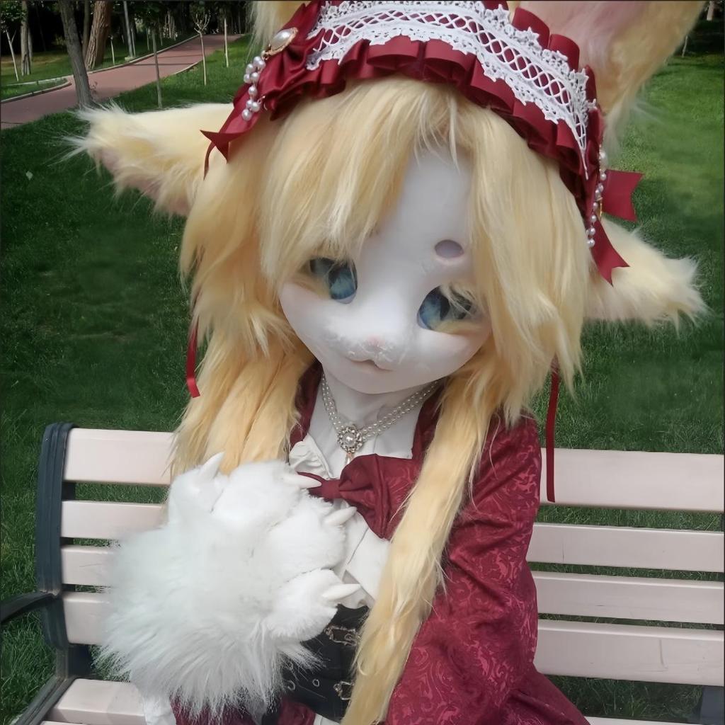 Lolita Lace Ribbon Bow Headband & Skirt Headdress
