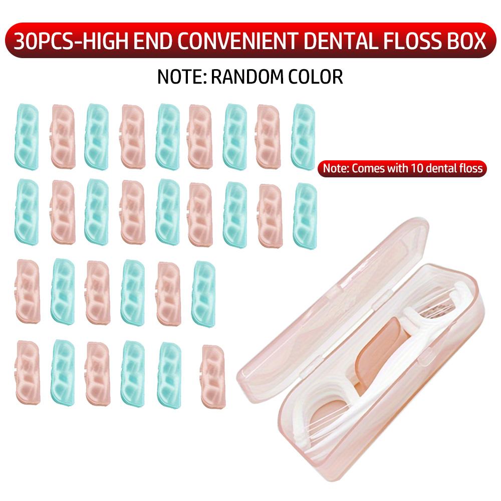 50/30/20/10/5PCS high-end convenient dental floss box, containing 10 dental floss, suitable for carrying with you