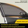 Auto Sonnenschutzvorhänge Universal Seitenfensterblenden Autovorhänge Schutz Abweisendes Moskitonetz Sonnenschutz Auto