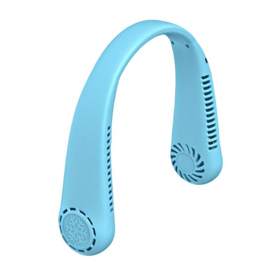 Neck Fan, Lightweight Bladeless Hanging Portable Fan, Hands Free Fan 3 Speed Adjustable Design, Long Battery Life Personal