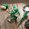 Non-Toxic 861Pcs Green Dinosaur Building Blocks Toys Model Tyrannosaurus Rex Assemble Puzzle Bricks Toy Sets For Kid Ornament Gifts