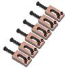 6Pcs Electric Guitar Saddle Excellent Workmanship Improve Vioce Metal Material Electric Guitar Accessories