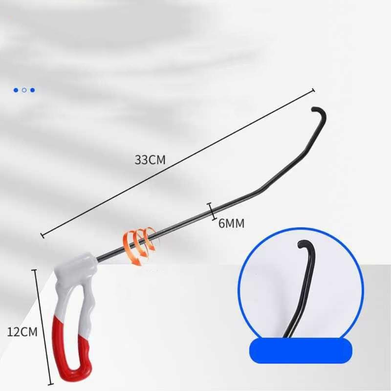 Multiple Angle Rotating Steel Hook Tool Flexible Auto Body Repair For Vehicle Dents Restoration & Bodywork Accuracy