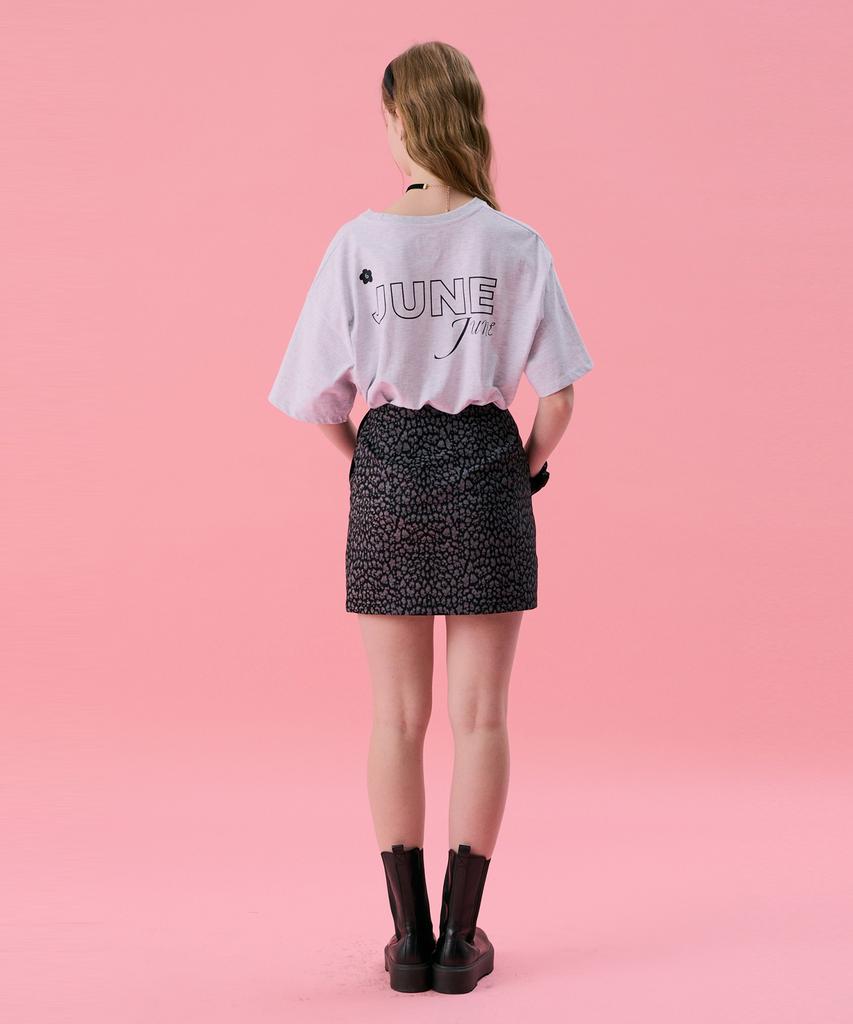 Jun Jun Space Vol11.Leopard Mini Skirt_Black(Vol11.Leopard Mini Skirt_Black)