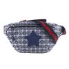 Star Children Waist Bag 502095 Double G Geometric Blue Canvas Kids Used