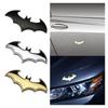 KRGNPLE Car Stickers Character Car Sticker Zinc Alloy Stick-on 3D Waterproof Personality Decoration Easy Installation (Bat Design)
