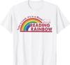 Take a Look It’s In a Book Reading Rainbow T-Shirt Vintage Retro Reader Tee