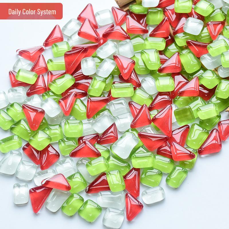 DIY Kreative Mosaik Glasscherben Aufkleber für Handgemachte Dekoration