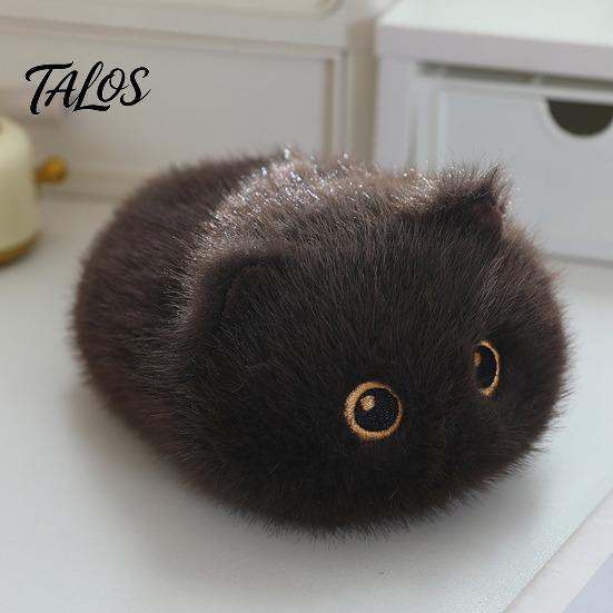 Soft Toy for Toddlers Cute Cat Stuffed Animal Toy, 7.8" Realistic Kitten Plushies, PP Cotton Filled Companion Plush Doll, Birthday Gifts Kids