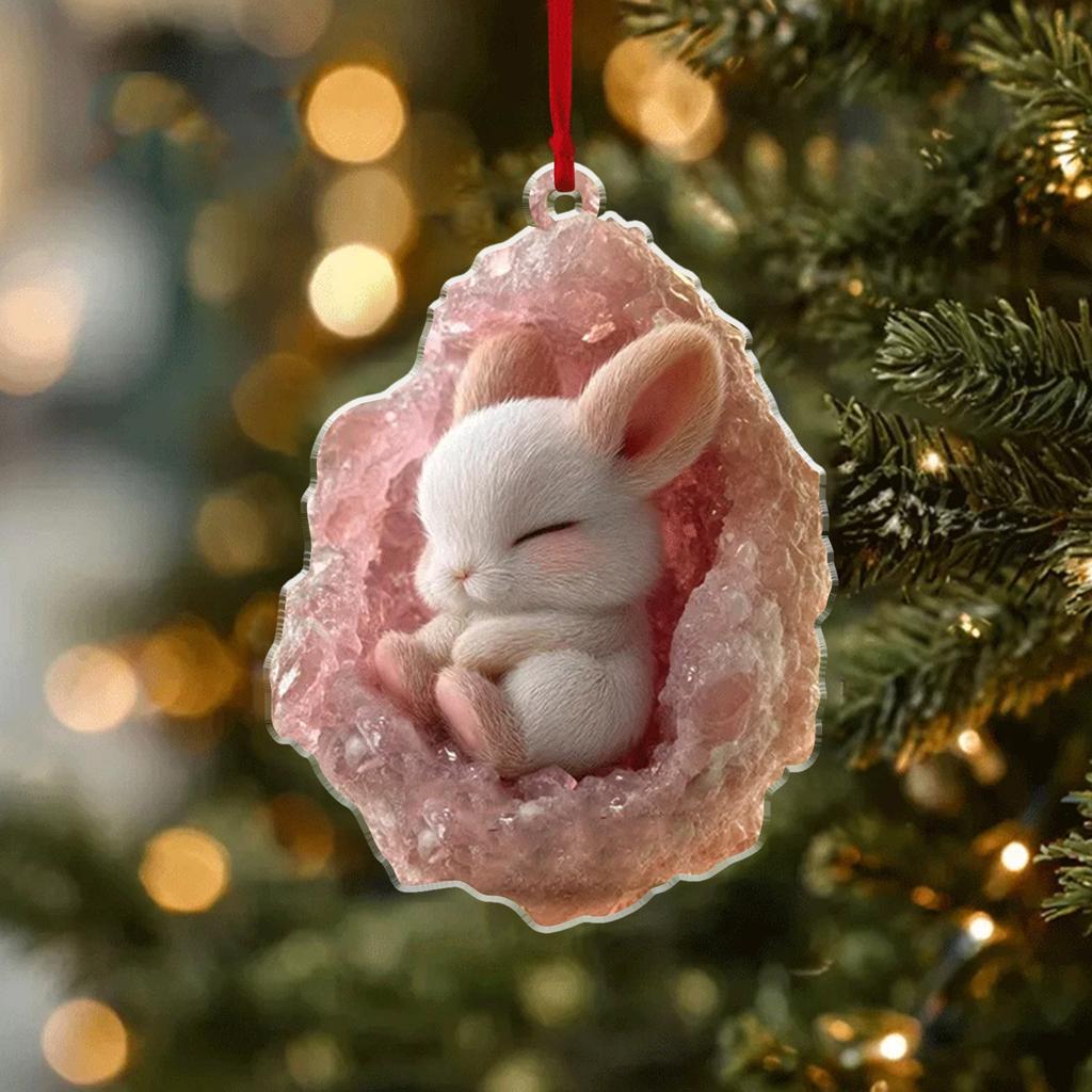 Animal Christmas Ornaments Christmas Ornaments Animal Acrylic Ornaments New Year Ornaments Christmas Pendants Standing On The Christmas Tree