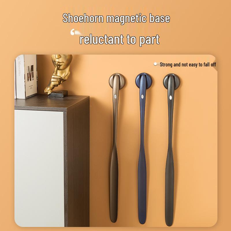 Magnetic Shoehorn: Easy Use for Seniors & Pregnant Women, High-end Plastic