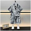 Trendy Boys' Street Style Summer Beachwear Two-Piece Set
