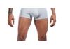 Men's Low-Rise Combed Cotton Ribbed Boxer Briefs with U-Shaped Pouch - Sexy & Comfortable