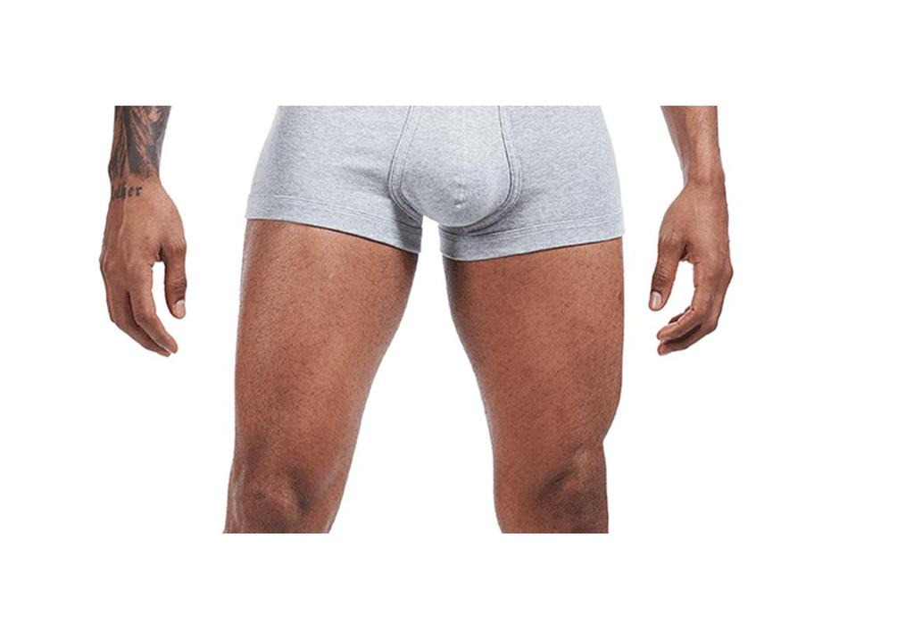 Men's Low-Rise Combed Cotton Ribbed Boxer Briefs with U-Shaped Pouch - Sexy & Comfortable