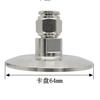 Pneumatic Tube Connector SS304 SS316L Tri Clamp TC25.2MM-77.5MM air hose fittings PC 4MM-16MM Stainless SteelClamp Push In Quick
