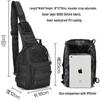 Tactical Camouflage Chest Rig Bag - Oxford Cloth Crossbody for Cycling & Sports