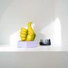 1pcs Creative Thumbs Up Banana Hand Ornaments Modern Home Decor Resin Crafts Living Room Desk Aesthetic Decoration