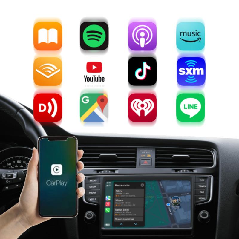 2 In1 Wireless Carplay&Android Auto AI Box Wired To Wireless Carpay Mini Adapter Bluetooth For Car Radio with Wired Carplay Box