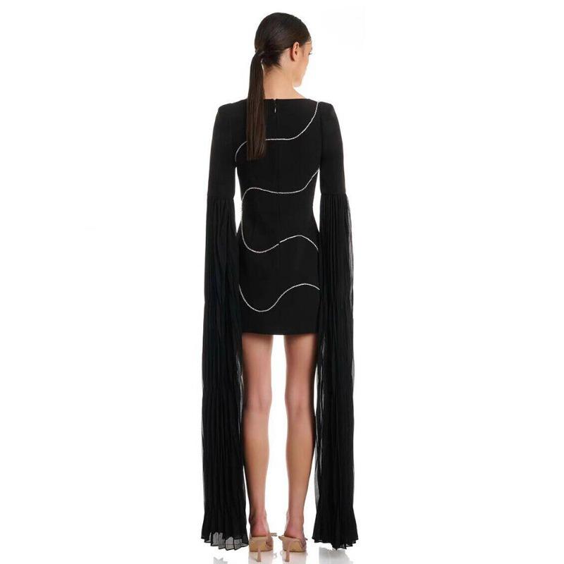 New sexy split slim bandage dress fashion diamond party banquet evening dress dress women