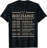 Mechanic Shirt Men Funny Mechanic Hourly Rate Engineer Gift Unisex T-Shirt