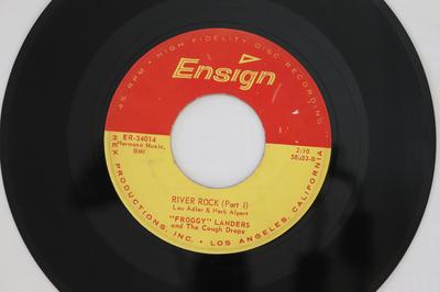 7-Zoll-Schallplatte "FROGGY" LANDERS & THE COUGH DROPS - River Rock ER34014 Ensign 1958 US Pop Gebraucht