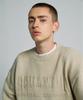 SCULPTOR Varsity Crewneck Sweater Natural