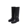 Elle Leather Chunky Heeled Knee High Boots Women boots EX254EK001