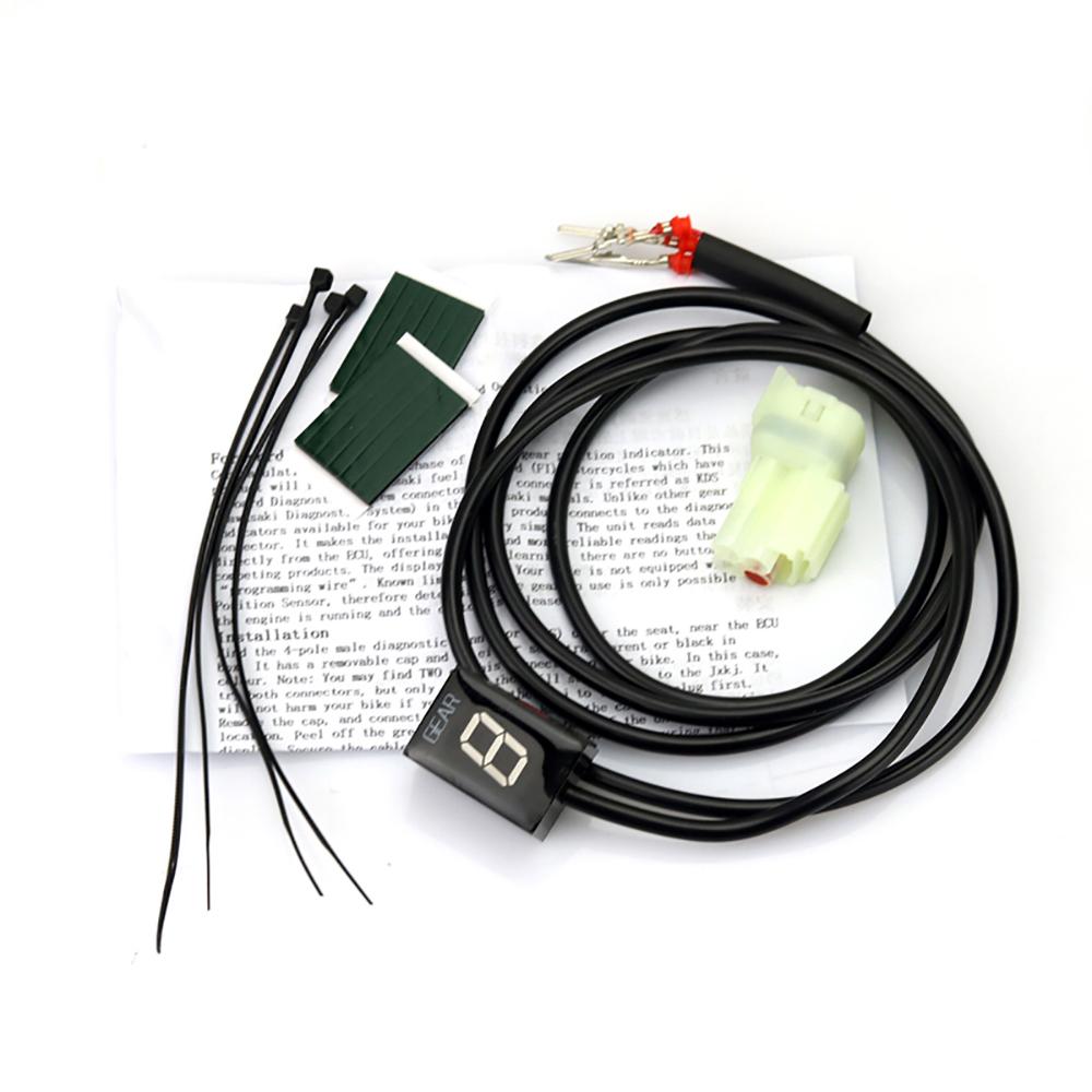 Gear Indicator For Kawasaki ER6N ER-6N ER6F Z750 Z800 Z800e Z1000 Versys 650 Ninja 300 ZX6R Motorcycle Accessories Speed Display
