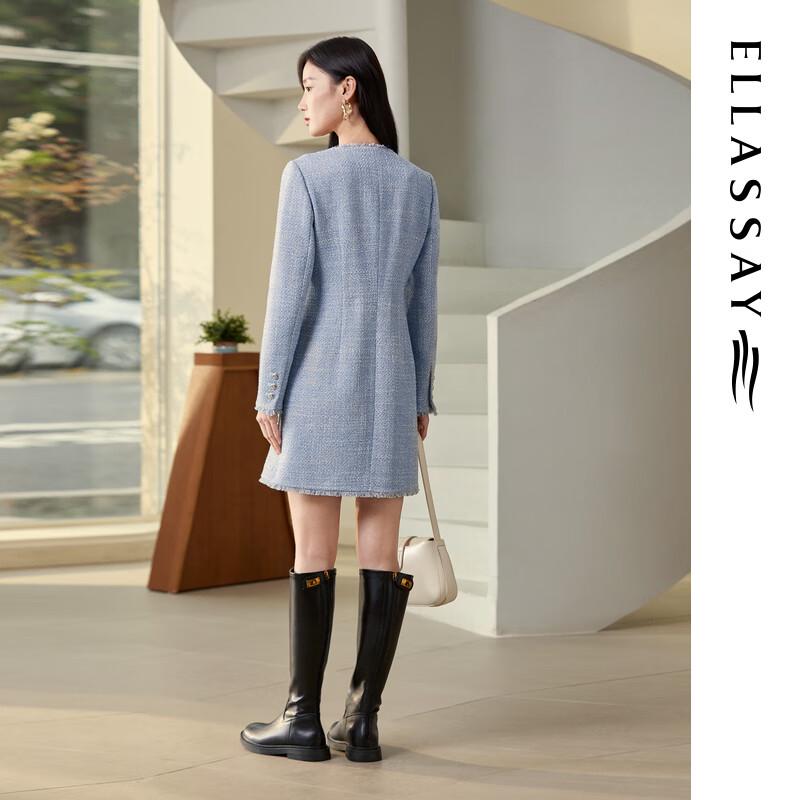 ELLASSAY 2025 Autumn EWB363Y01400 Cotton Blend Long-Sleeve Dress
