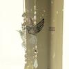 Wind Chime Crystal Sun Catcher Butterfly Glass Hang Bell Window Room Garden Home Decor Art Ornament Indoor Outdoor Elegant