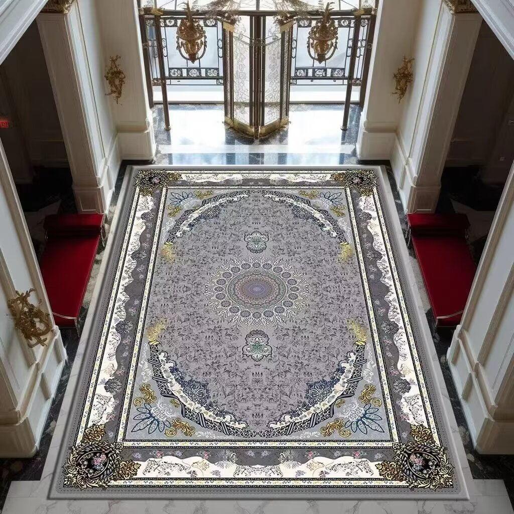 High-end Persia Style Carpet for Living Room Villa Hall Decoration Non-slip Floor Mat Home Bedroom Lounge Rugs Entrance Door Mat