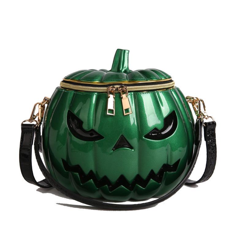 Ins Style New Funny Simulation Pumpkin Bag Female Niche High-Quality Halloween Handbag Shoulder Crossbody Bag