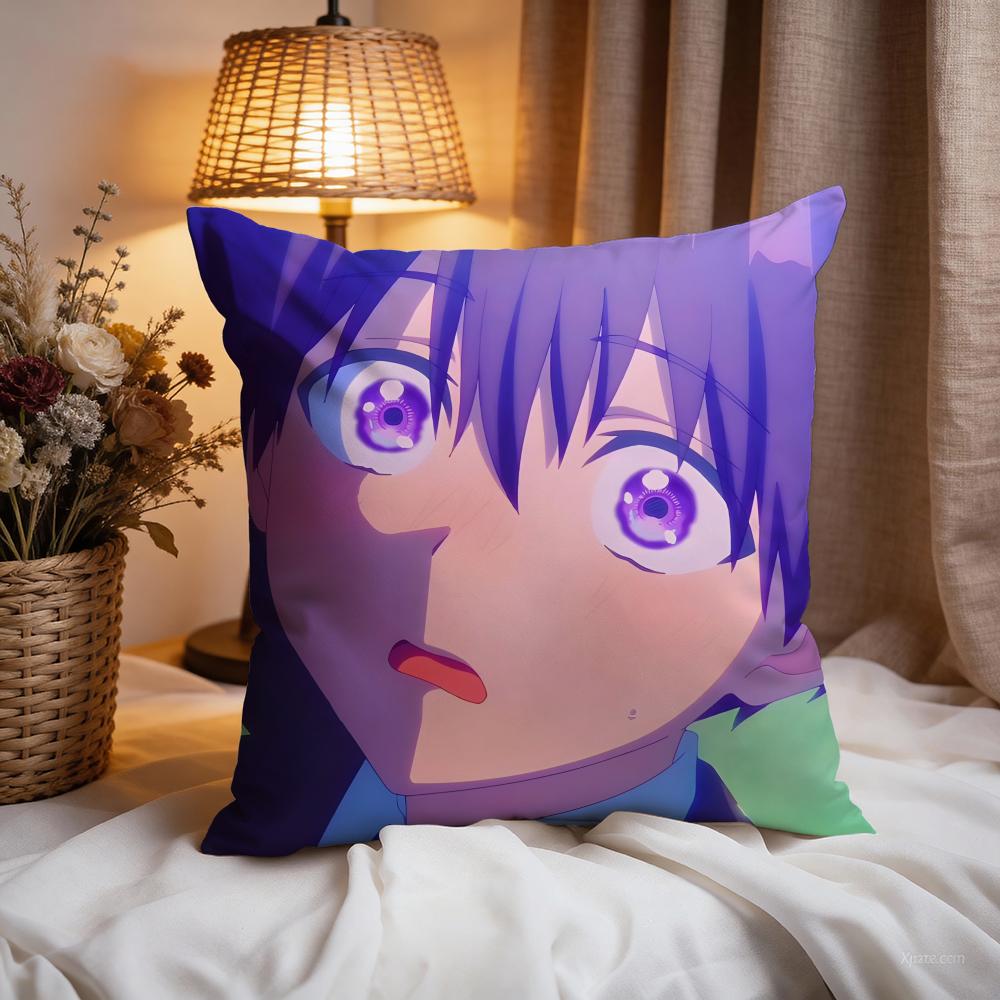 sShikimoris Not Just aCuties Cushion Cover Premium Comfort Reversible Pillow Cove -Two In One Design for Any Room & Car Interior