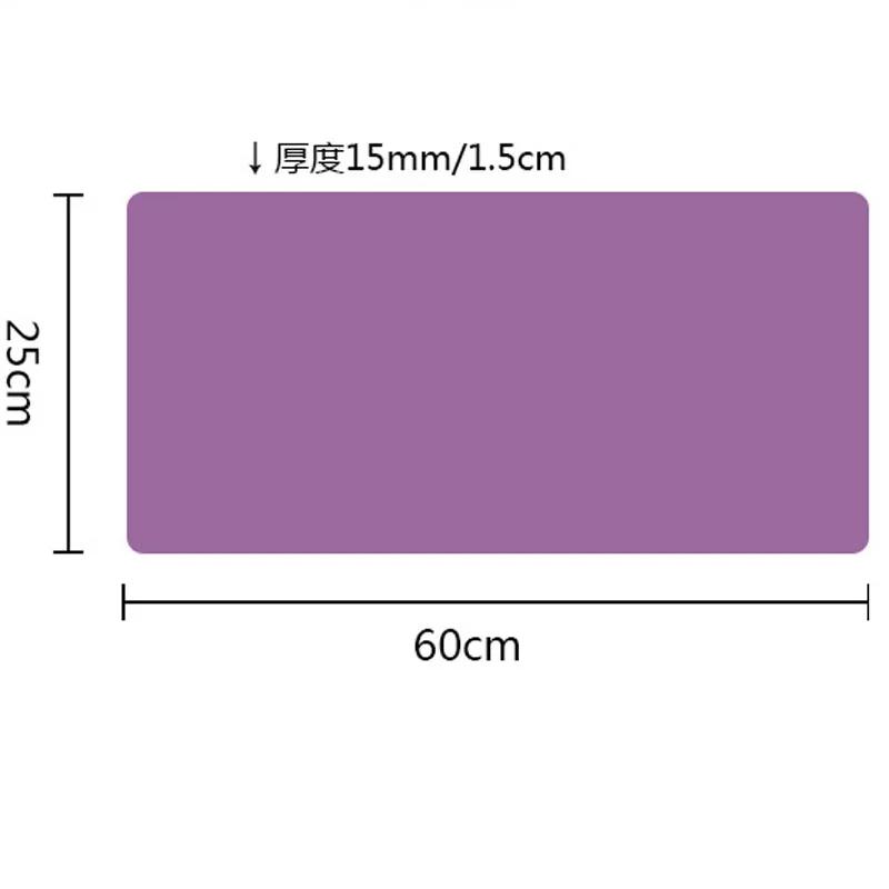 60*25cm Liten Yoga Knäskydd Kudde Handleder Höfter Händer Yogamatta Halkfri Fitnessdyna Träning Övning Gym Plankan Stödkudde