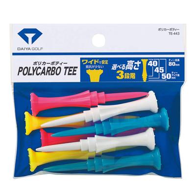 DAIYA GOLF Golf Polycarbonate Tee Tee, TE-443