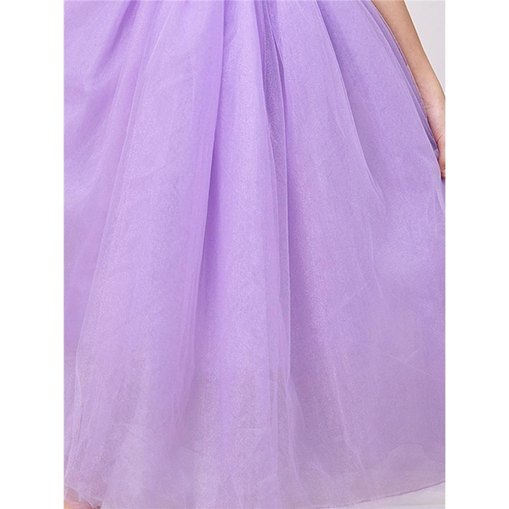 Children's Dress Princess Dress Sequin Mesh Evening Dress Forging Temperament Stage Puffed Dress Girls Party Dress