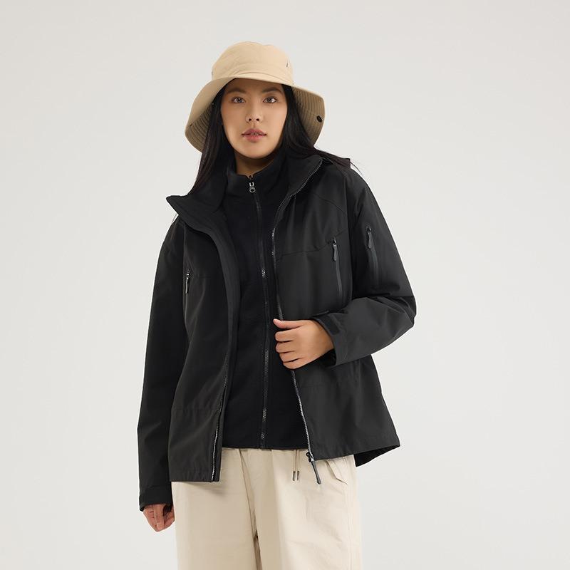 

Куртка 3-в-1 мужская и женская уличная ветрозащитная и водонепроницаемая профессиональная альпинистская лыжная куртка на заказ 4XL