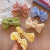 Candy color large bow grab clip Korean shark clip back head plate hairpin hair volume multi hairpin hair claw hair accessories