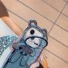Cartoon Cute Bear Compatible with Apple 16 Crossbody Phone Case iPhone 15 Pro Max Stand 14 Lanyard 12 Glitter