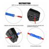 50pcs Crimping Terminals Set PVC & Copper Connectors For Workshop Equipment Accessories Quick Installation