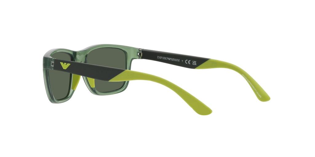Sunglasses EK4002F Kids SHINY TRANSPARENT GREEN GREEN Lens 48 [Emporio Armani] Frame/DARK