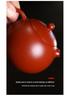 Red Clay Pufferfish Little Xishi Teapot 180ml - Kung Fu Tea Set with Gift Engraving.
