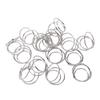 50Pcs Place Card Holder Round Shape   Table Number Name Card Display Stand Metal Photo Clamp for Wedding
