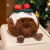 Cute Pudding Snowball Hipi Christmas Series Plush Toy Dolls Gingerbread People Couple Pendant Christmas Ornament