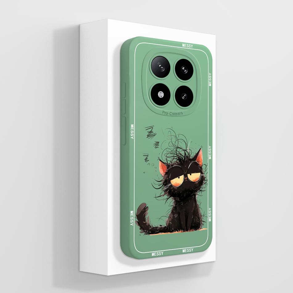 For Poco X7 Pro Case Creative Painting Soft Liquid Silicone High Quality Back Cover For Poco X 7 Pro X7Pro Full Cover Phone Case