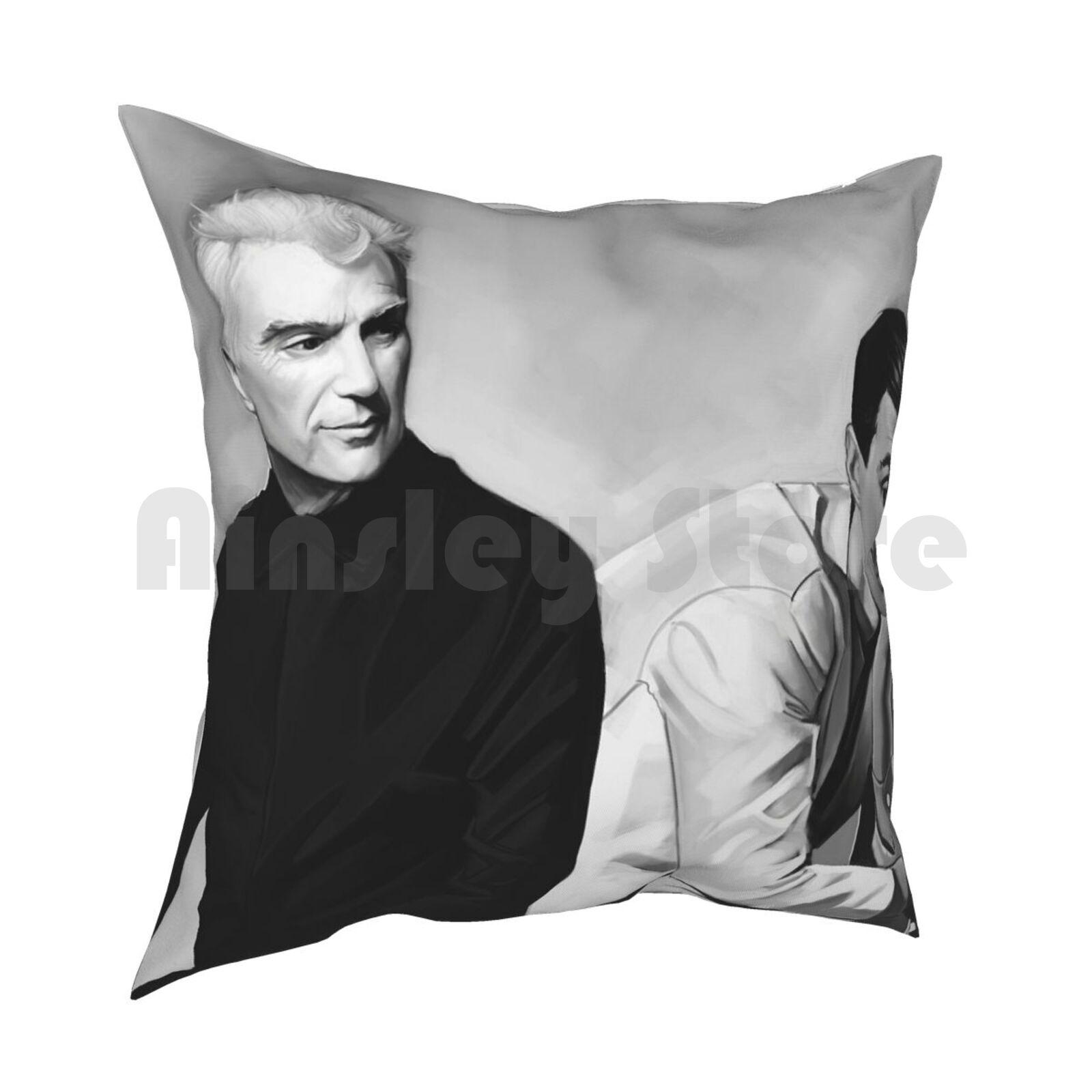 David Byrne Pillow Case Printed Home Soft DIY Pillow Cover David Byrne Talking Heads Music 30x30cm 12x12in