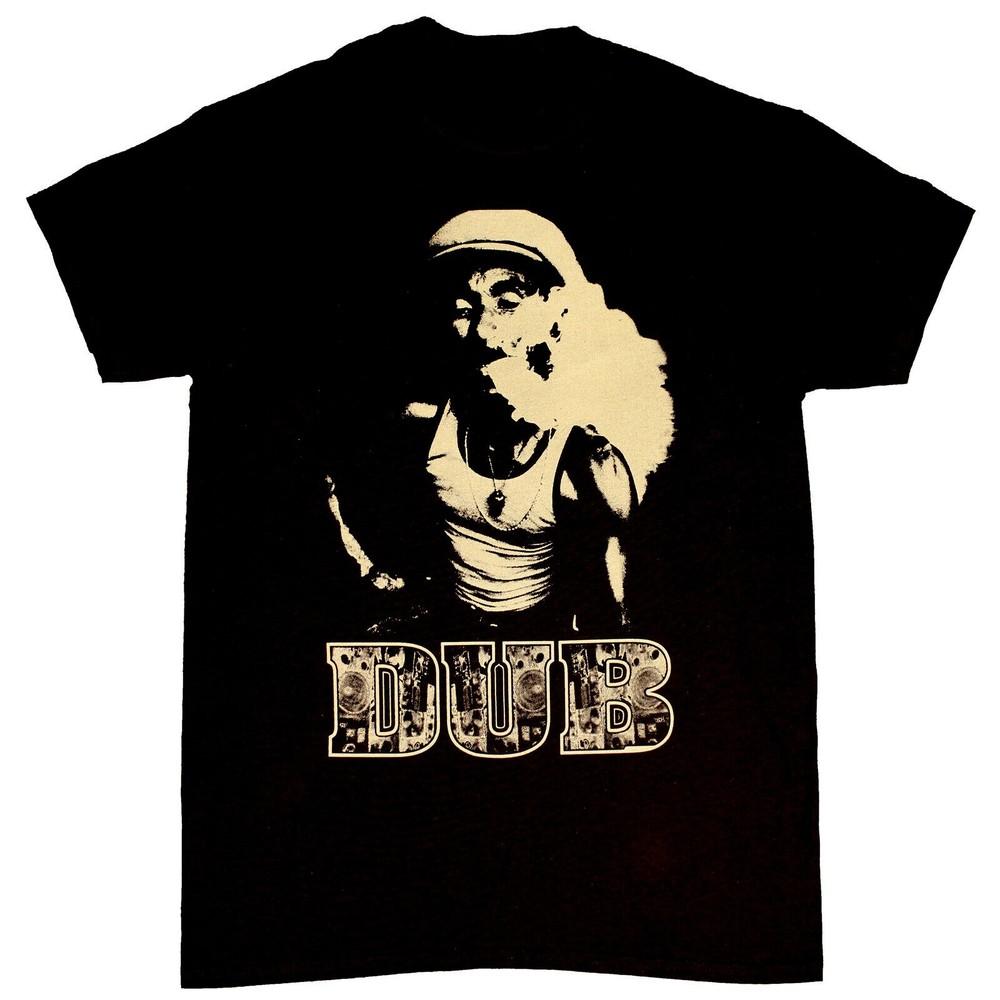 Винтажная хлопковая черная футболка Lee Scratch Perry DUB S-5XL Унисекс CM260 Унисекс футболка M