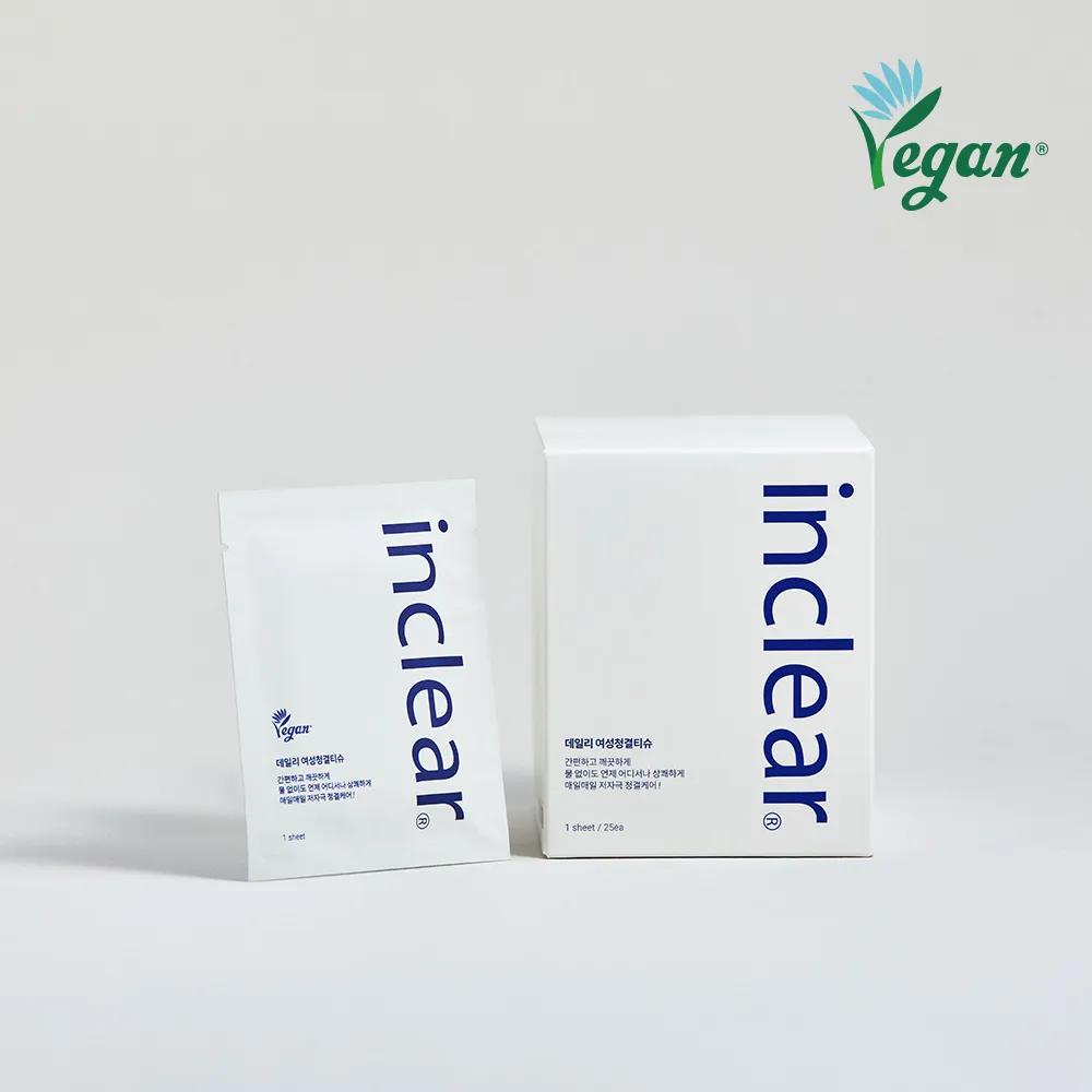 inclear Daily Feminine Wipe (25P/50P)