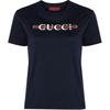 Gucci Bawełniany T-shirt z nadrukiem logo 787299-XJGNW-4735