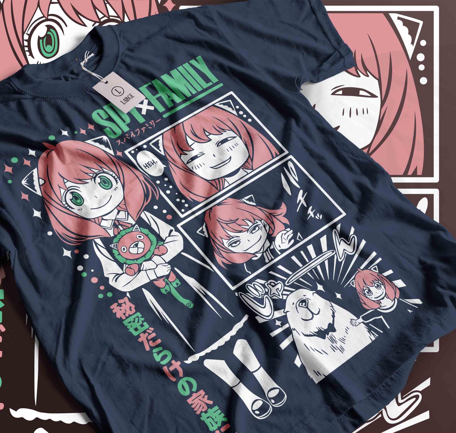 Anime Family T-shirt Unisex, Family Gift, Anime Manga Shirt, Anime Shirt, Graphic Anime Tee, Manga Shirt, Japan S
